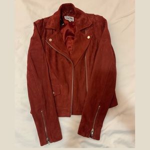 Frank & Oak Biker Suede Jacket, brand new, never worn